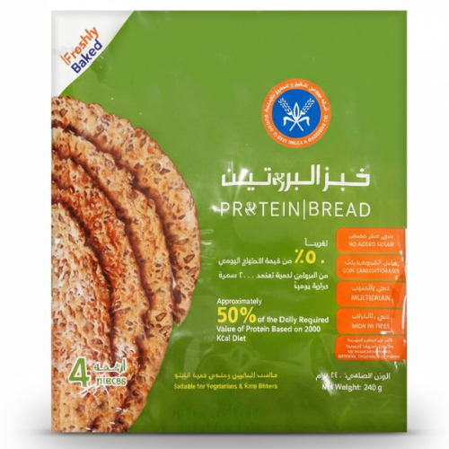خبز بروتين 4 أرغفة 240جم
