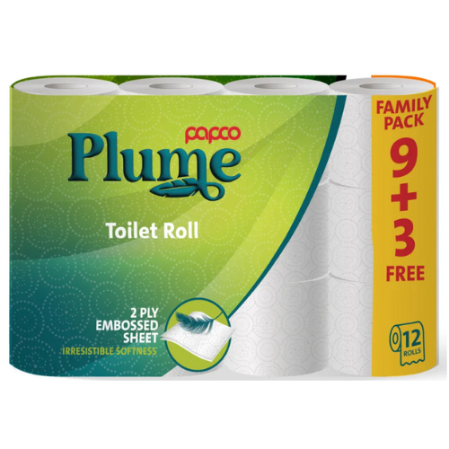 بابكو بلوم ورق حمام 200 ورقة مزدوجة 9 رول + 3 مجانا