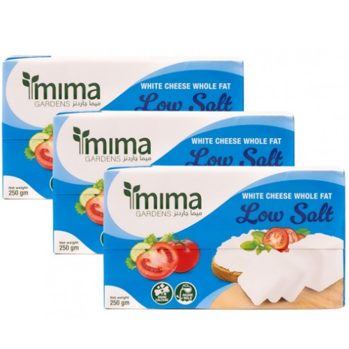 حبة ميما جاردنز جبن ابيض ملح خفيف 3*250 غ