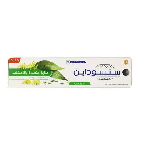 معجون اسنان سنسوداين  عناية متعددة بالاعشاب 100جم