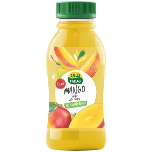 عصير مانجو مع عنب بدون سكر 300 مل ندى
