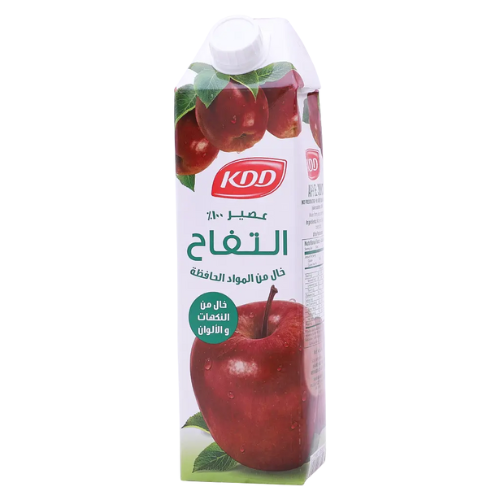 كي دي دي عصير تفاح 1 ل