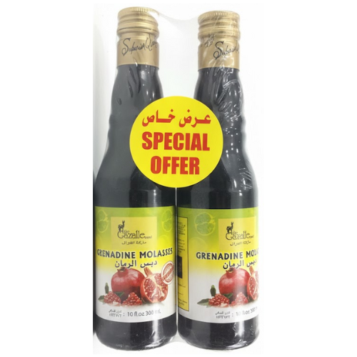 دبس رمان الغزال، عرض 2 حبة × 300 مل