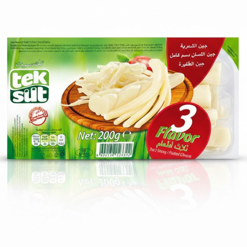 تيك سوت جبنة الثلاث نكهات التركية  250 جم