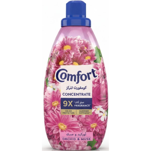كمفورت منعم الأقمشة المركز عناية فائقة أوركيد ومسك 1 لتر