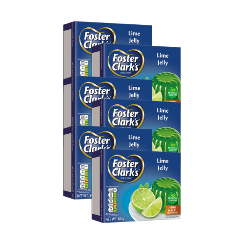 جلي فوستر كلارك نكهة الحامض 6 × 80جم