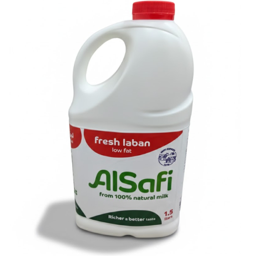 لبن قليل الدسم طازج عبوة بلاستيك 1.5 لتر