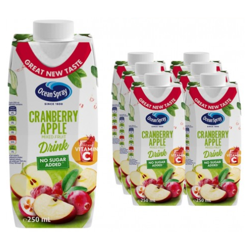 شراب فواكه مشكلة توت بري وتفاح أوشن سبراي 6 × 250 مل