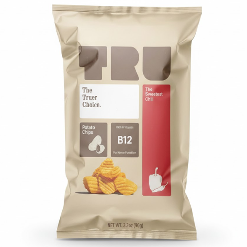 ترو رقائق بطاطس فلفل حار حلو مدعمة 45 جم Prolife