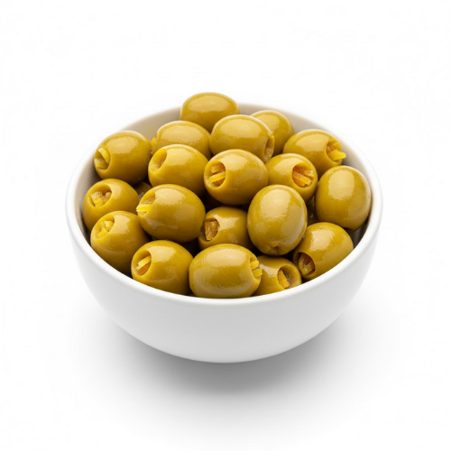 زيتون اخضر محشي ليمون تركي 250 جم (تقريبا)