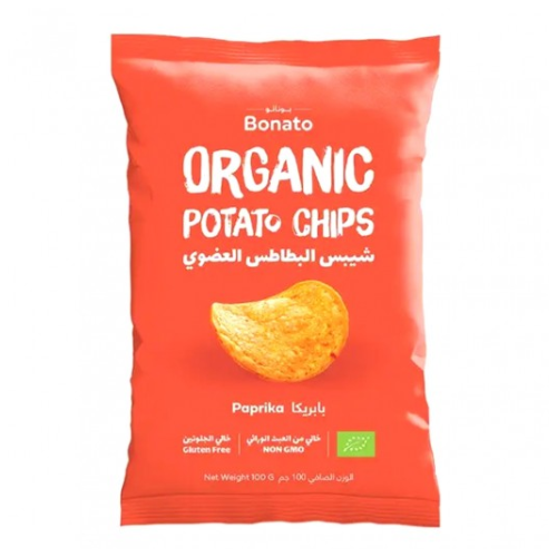 شيبس بطاطس عضوي بابريكا بوناتو 100 جم
