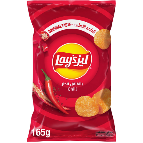 شيبس ليز 165 جم بالفلفل الحار
