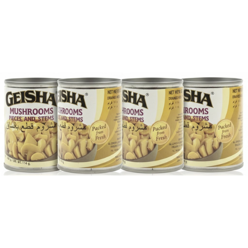 جيشا مشروم سلايس الساق 4*184 جم