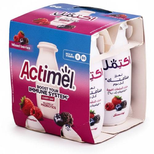 مشروب ألبان اكتمل توت المشكلة 4*93 مل