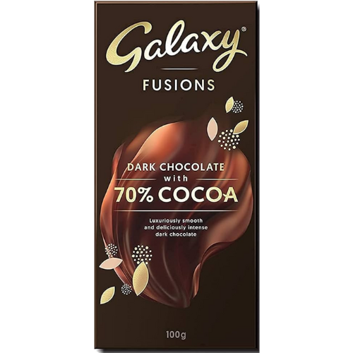 لوح شوكولاتة داكنة 100جرام جلاكسي
