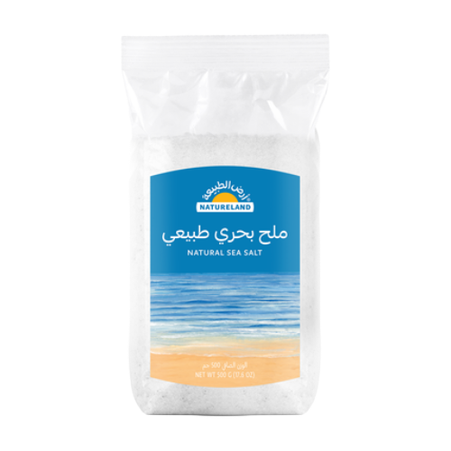 ارض الطبيعة ملح بحـري 500 جم