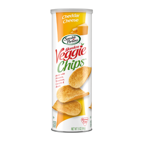 شيبس حديقة خضروات جبنة شيدر سينسبل بورشنز 141 جم