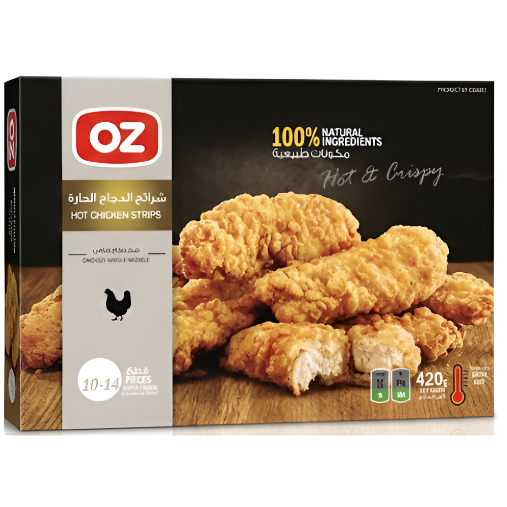 شرائح دجاج حارة من أوز، 420 جم
