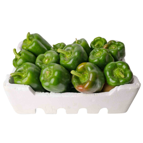فلفل أخضر حلو كويتي طازج، صندوق فلين كبير