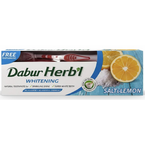 معجون اسنان بالاعشاب ملح وليمون مبيض  150 غ