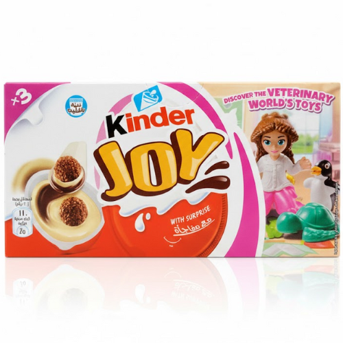 كيندر جوي للبنات 3 حبات 20 جم