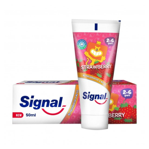 معجون اسنان اطفال فراولة 2-6سنوات سيجنال  50 مل