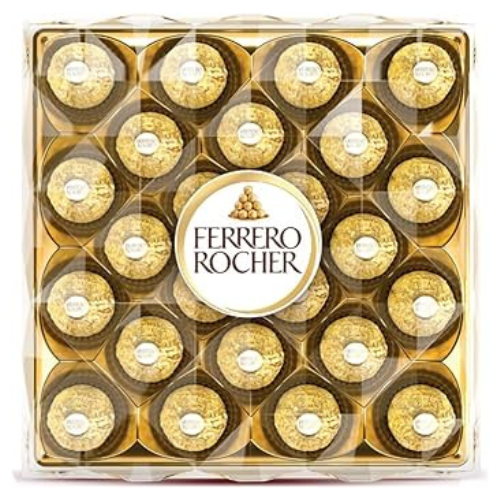شوكولاتة فيريرو روشيه الفاخرة، 300 جم، 24 قطعة