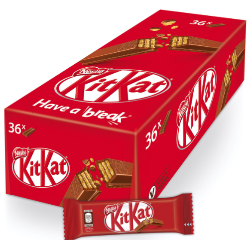 شوكولاتة بالحليب ويفر إصبعين كيت كات، 36 قطعة × 20.5 جم