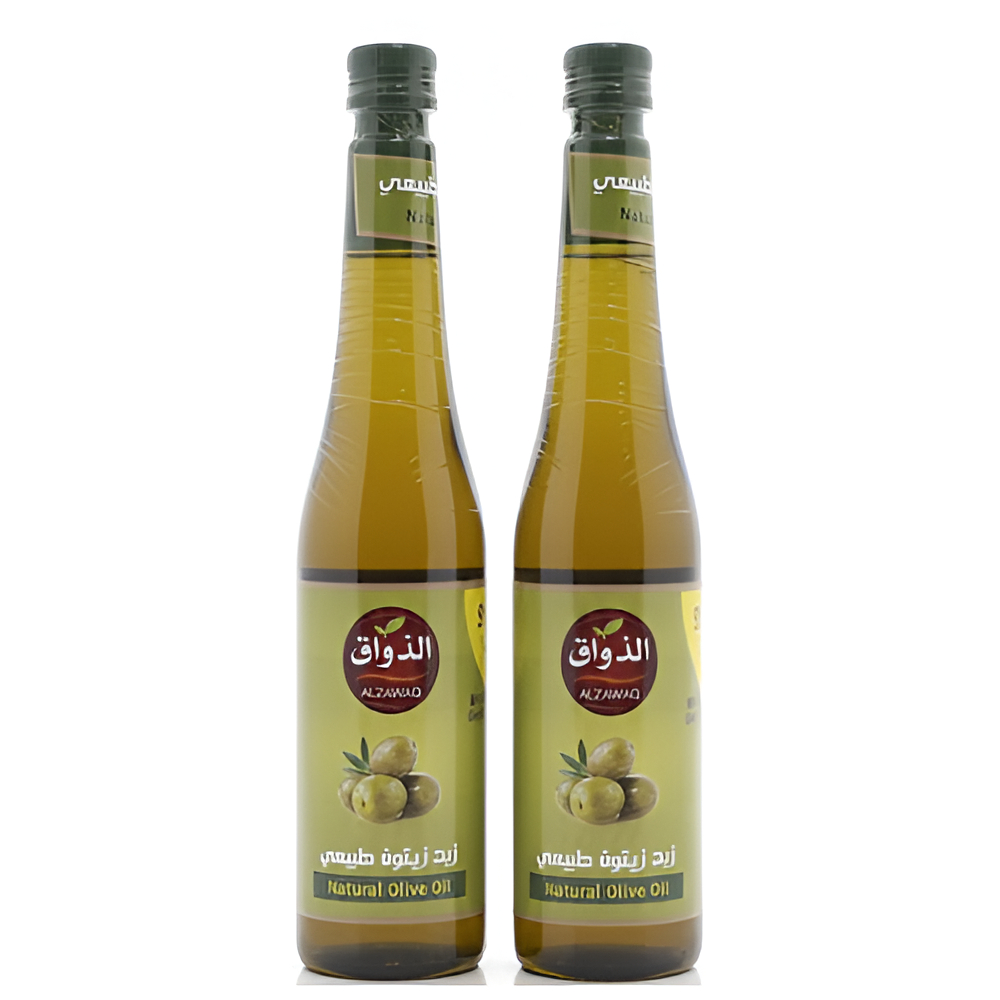 حبه زيت زيتون بكر طبيعي الذواق 2*500 مل
