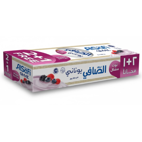 ع/الصافي حلى يوناني توت مشكل 150جم (2+1 مجانا)