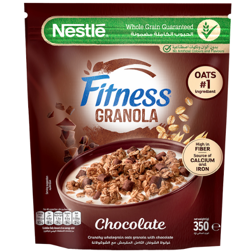 حبوب نستله فيتنس بالشوكولاتة، 350 جم