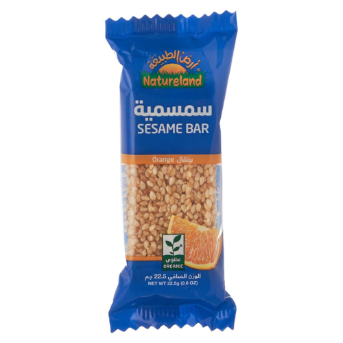 قطعة سمسم بنكهة البرتقال من نيتشرلاند، 22.5 جم