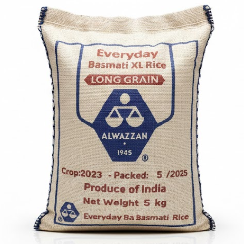 الوزان أرز بسمتي هندي يومي كبير الحجم 5 كجم