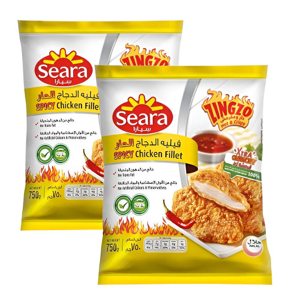 ع/2حبة سيارا فيلية الدجاج الحار 750 غ