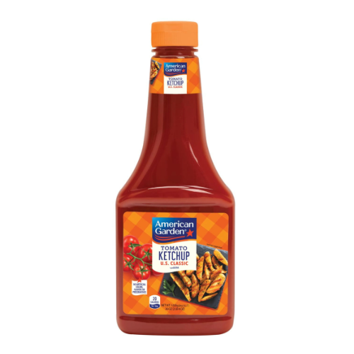 كاتشب امريكي خالي من النكهات والالوان اميركان جاردن 1.02كجم