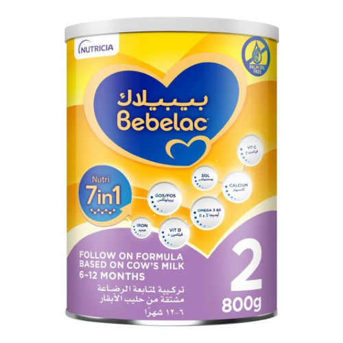 يبيلاك حليب الأطفال رقم 2 خالِ من زيت النخيل 6-12 أشهر 800جم