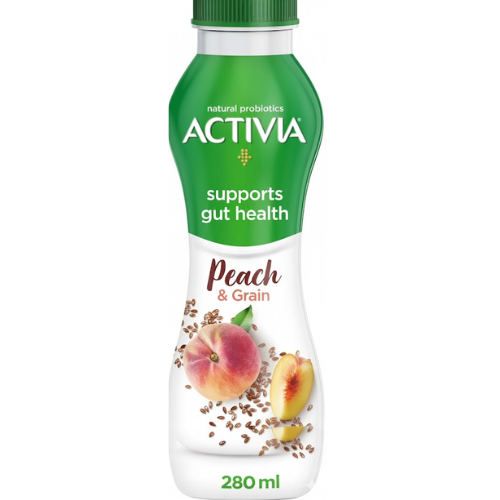 زبادي جو بقطع الخوخ / الحبوب 280 مل اكتيفيا