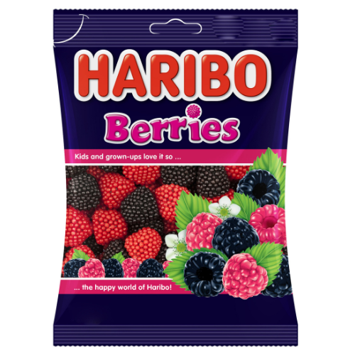 حلوى التوت المطاطية من هاريبو، 80 جم