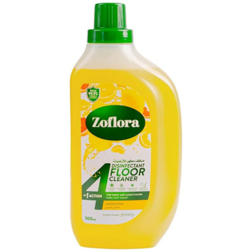 زوفلورا منظف مطهر أرضيات 4*1 انتعاش ليمون 900 مل