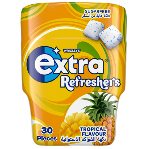 علكة ريفريشر استوائية 12 باكيت*6حبة*67جرام اكسترا