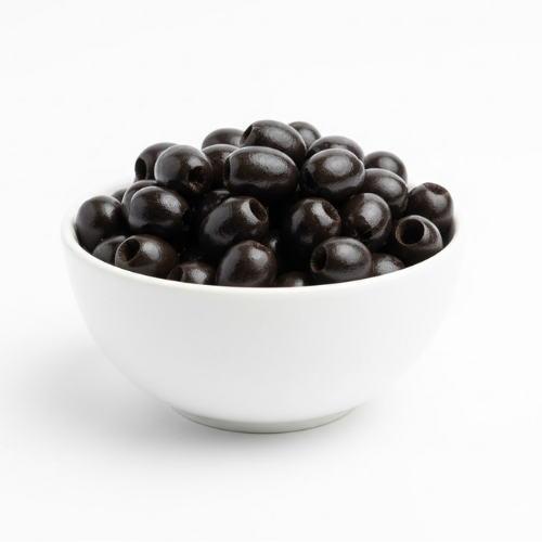 زيتون اسود مخلي تركي 250 جم (تقريبا)