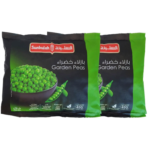 بازلاء حديقة مجمدة السنبلة، 2 × 450 جم