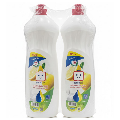 حبة سائل تنظيف أواني ممتاز الروضة 2*1 لتر