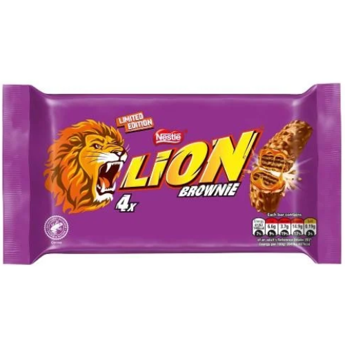 شوكولاته نستلة ليون براوني 4*120 جم