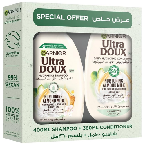 الترادو شامبو حليب اللوز 400 مل + بلسم 360 مل